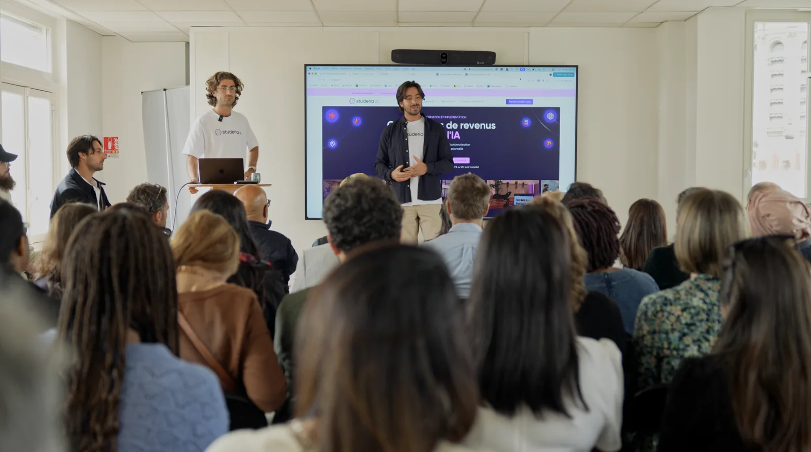 Session de formation Studeria avec Juliann